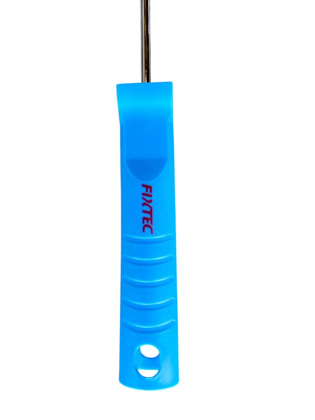 Blue tool handle with 'FIXTEC' branding on a white background