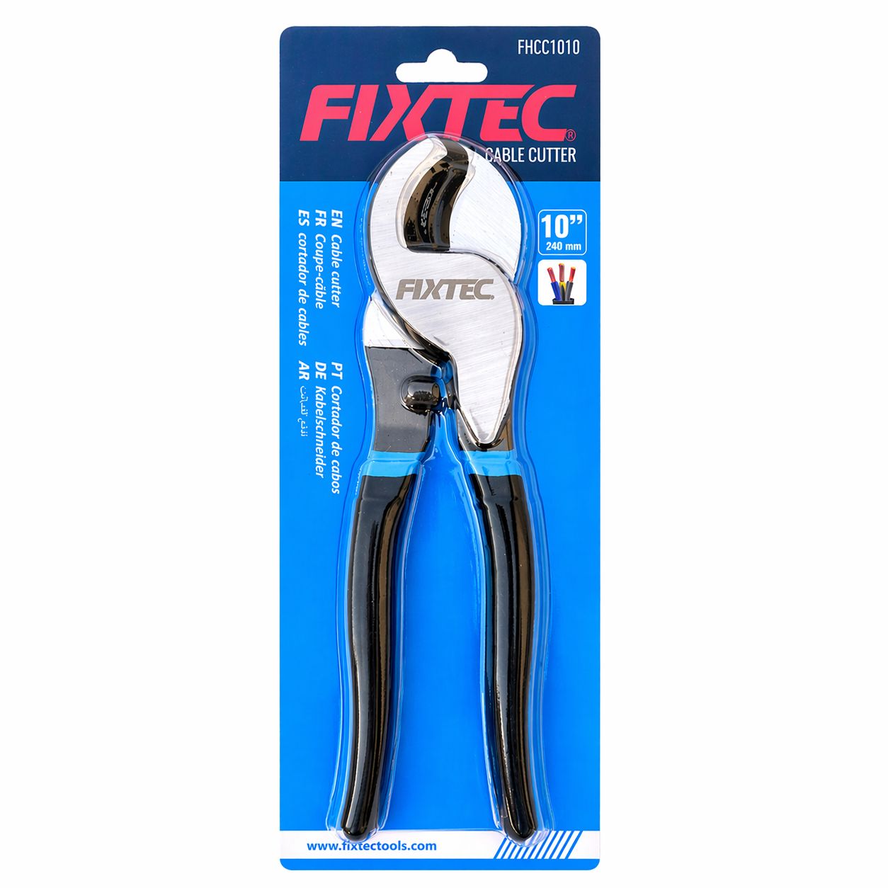 Fixtec cable cutter packaging on a white background