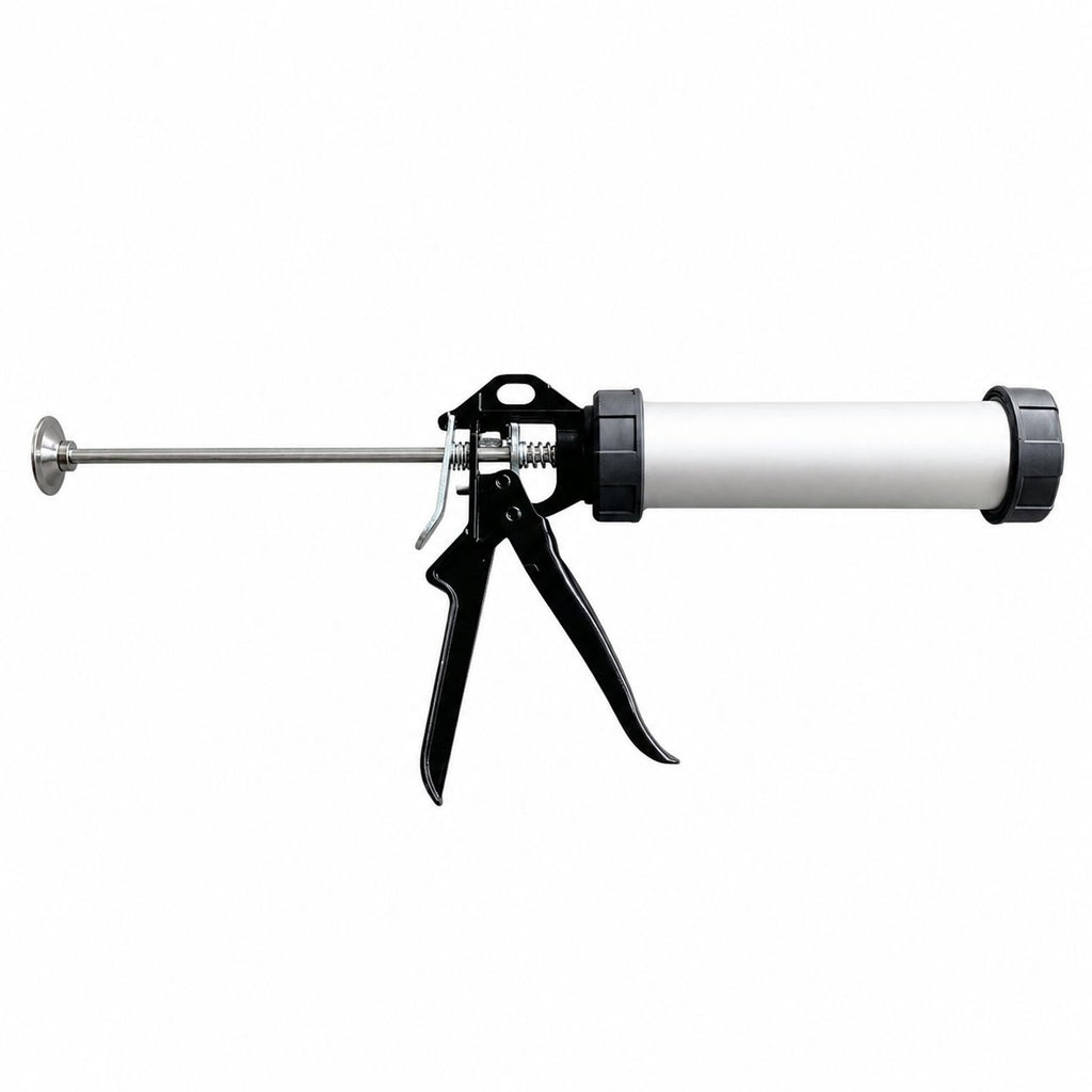  Caulking gun on a white background