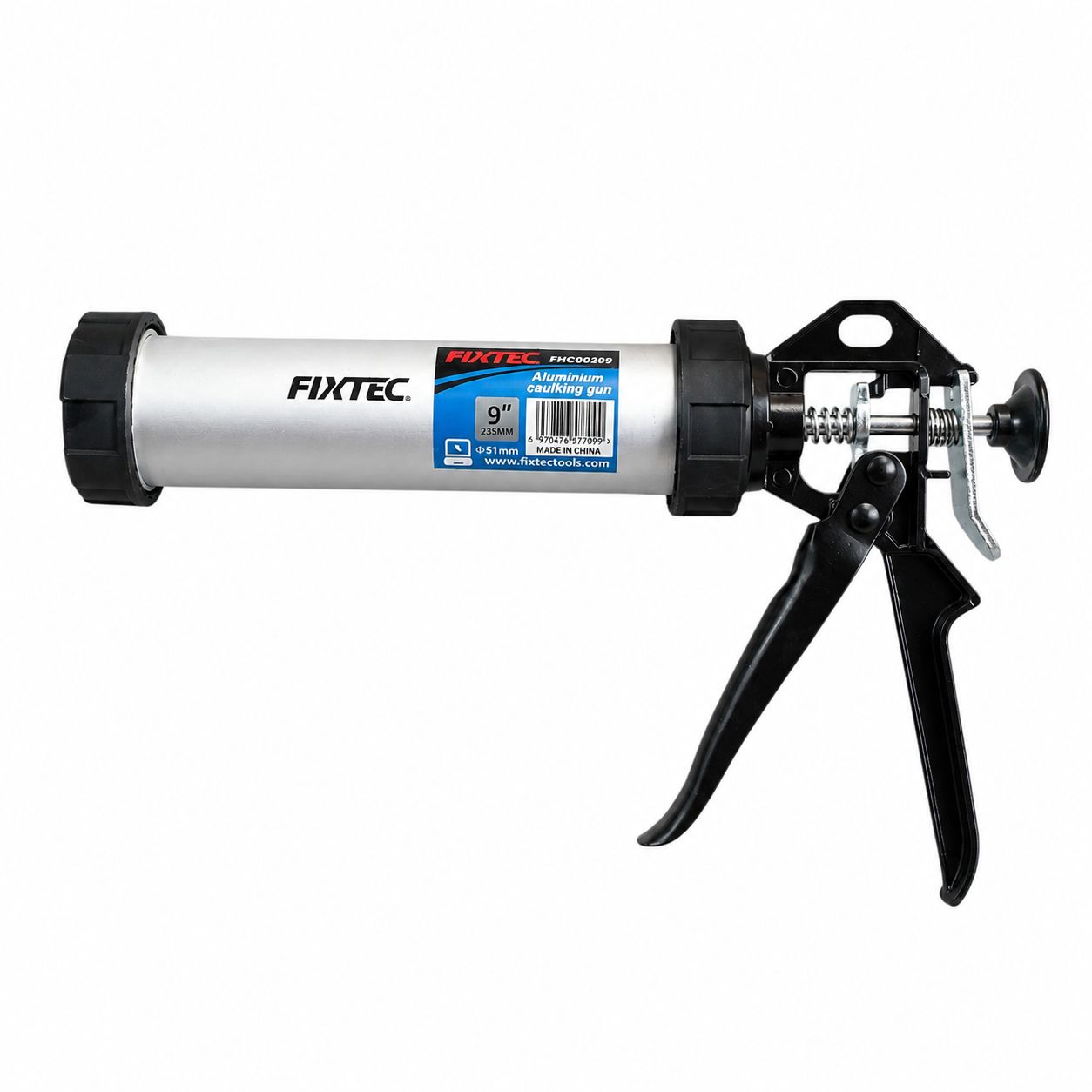 Fixtec caulk gun on a white background