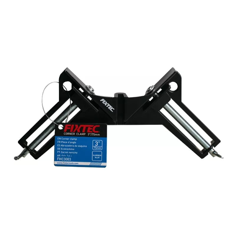 FIXTEC corner clamp on a white background
