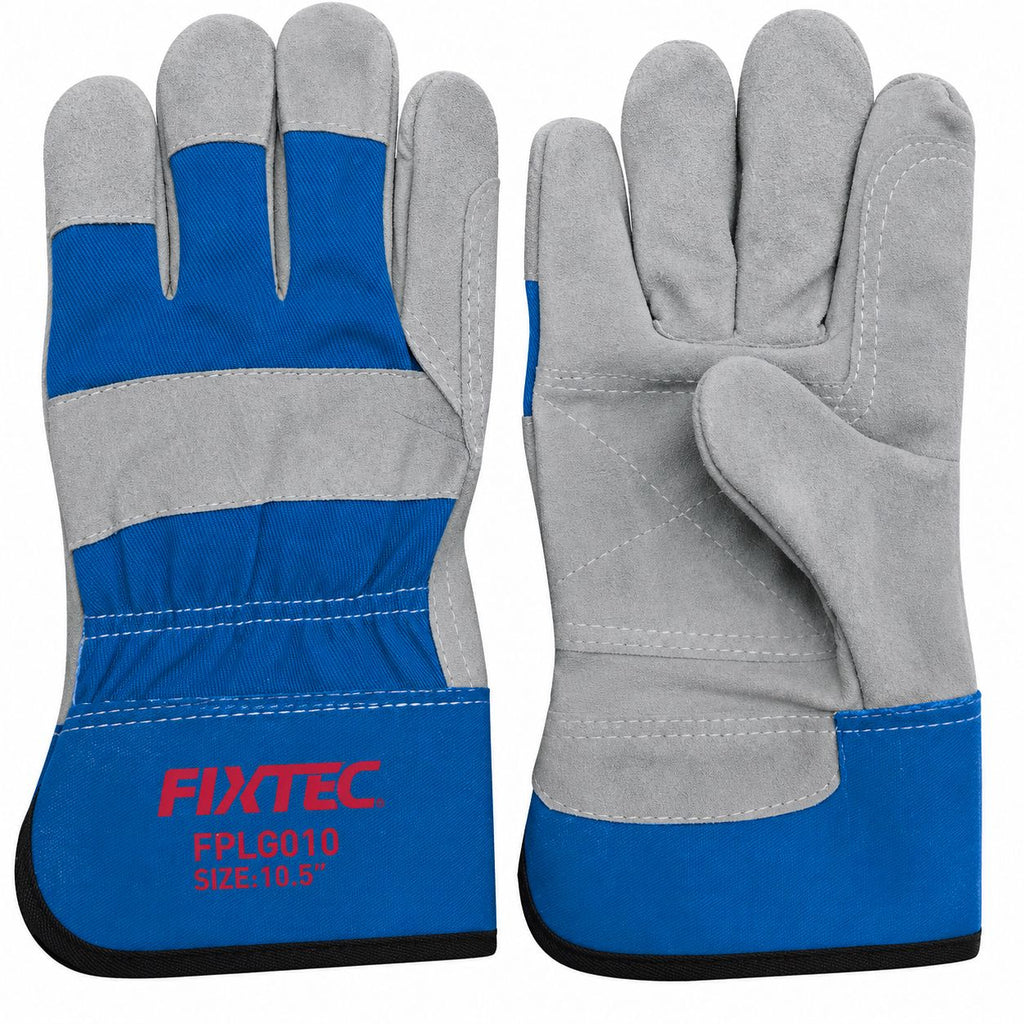 Fixtec Industrial Cow Split Leather Gloves