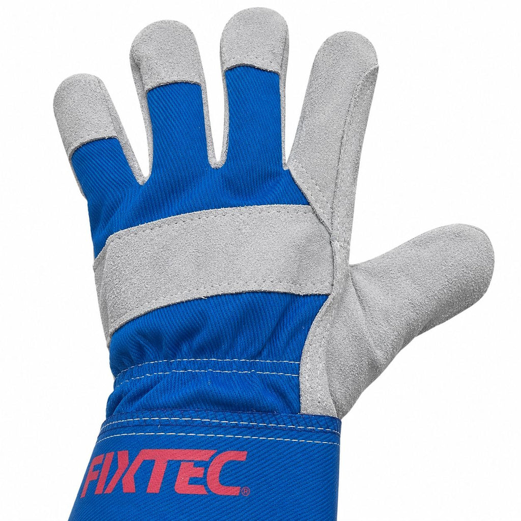 Fixtec Industrial Cow Split Leather Gloves