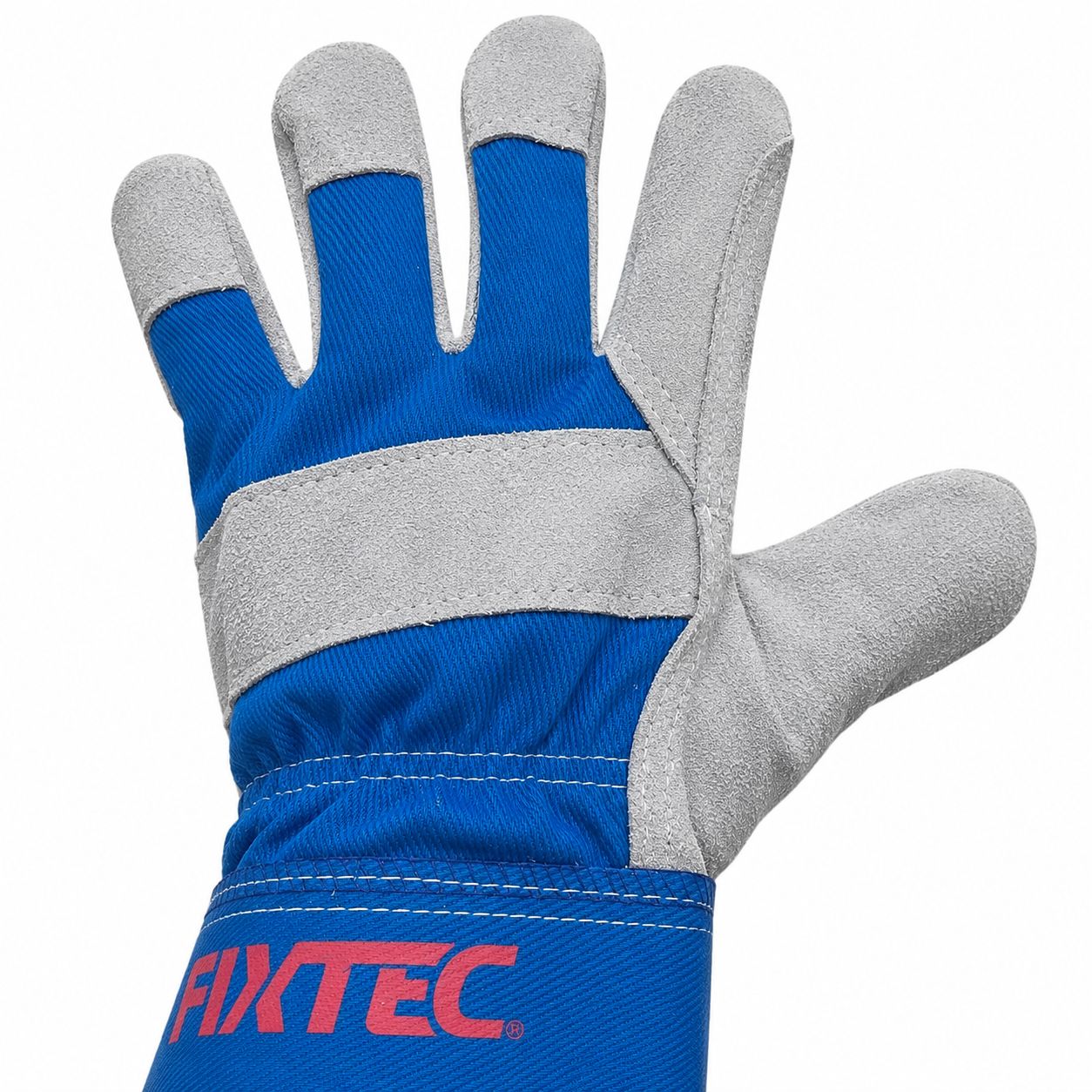 Fixtec Industrial Cow Split Leather Gloves