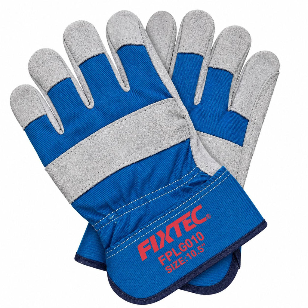 Fixtec Industrial Cow Split Leather Gloves