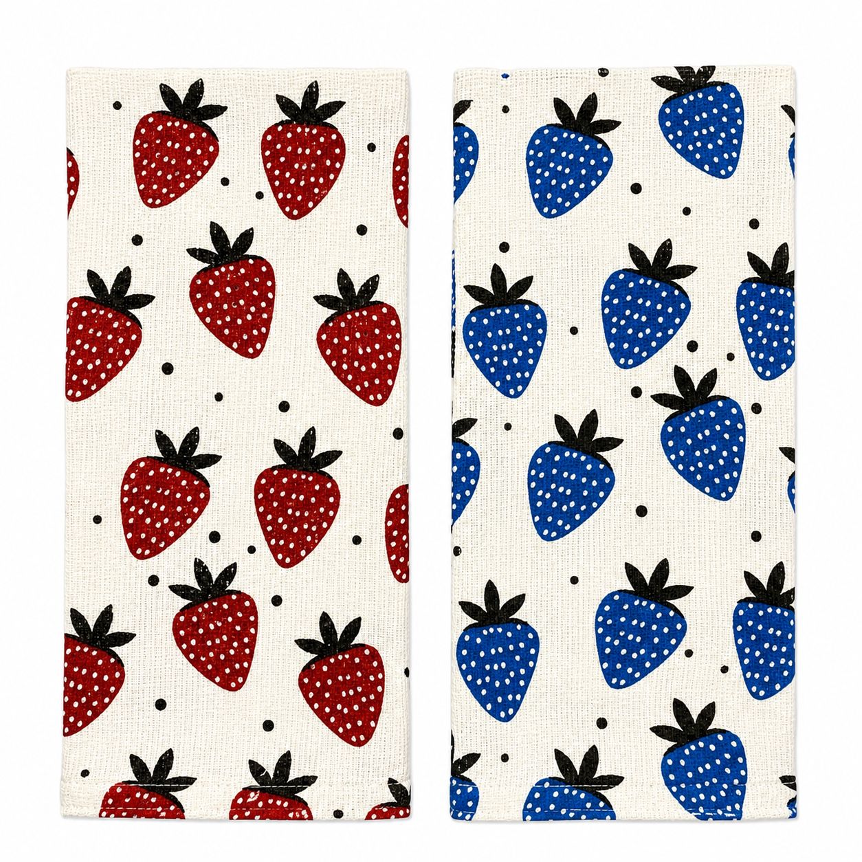 Blossom Dish Cloths Strawberry - 2 Pack
