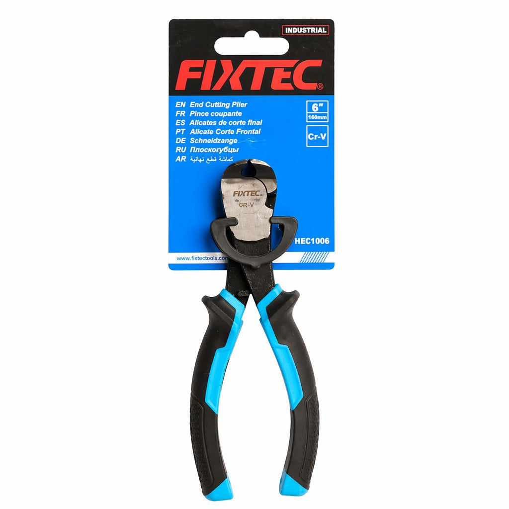 FIXTEC industrial end cutting pliers on a white background