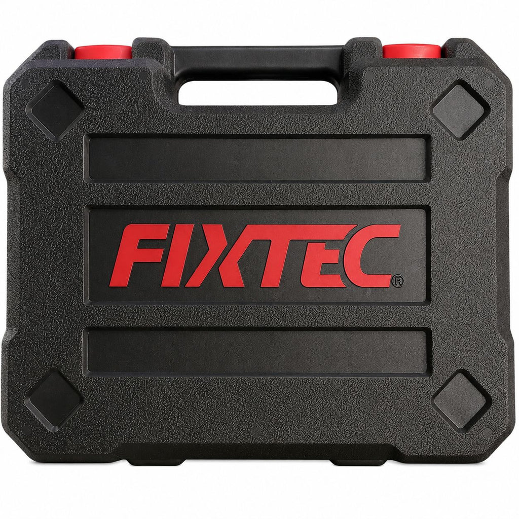 Black tool case with red 'FIXTEC' logo on a white background
