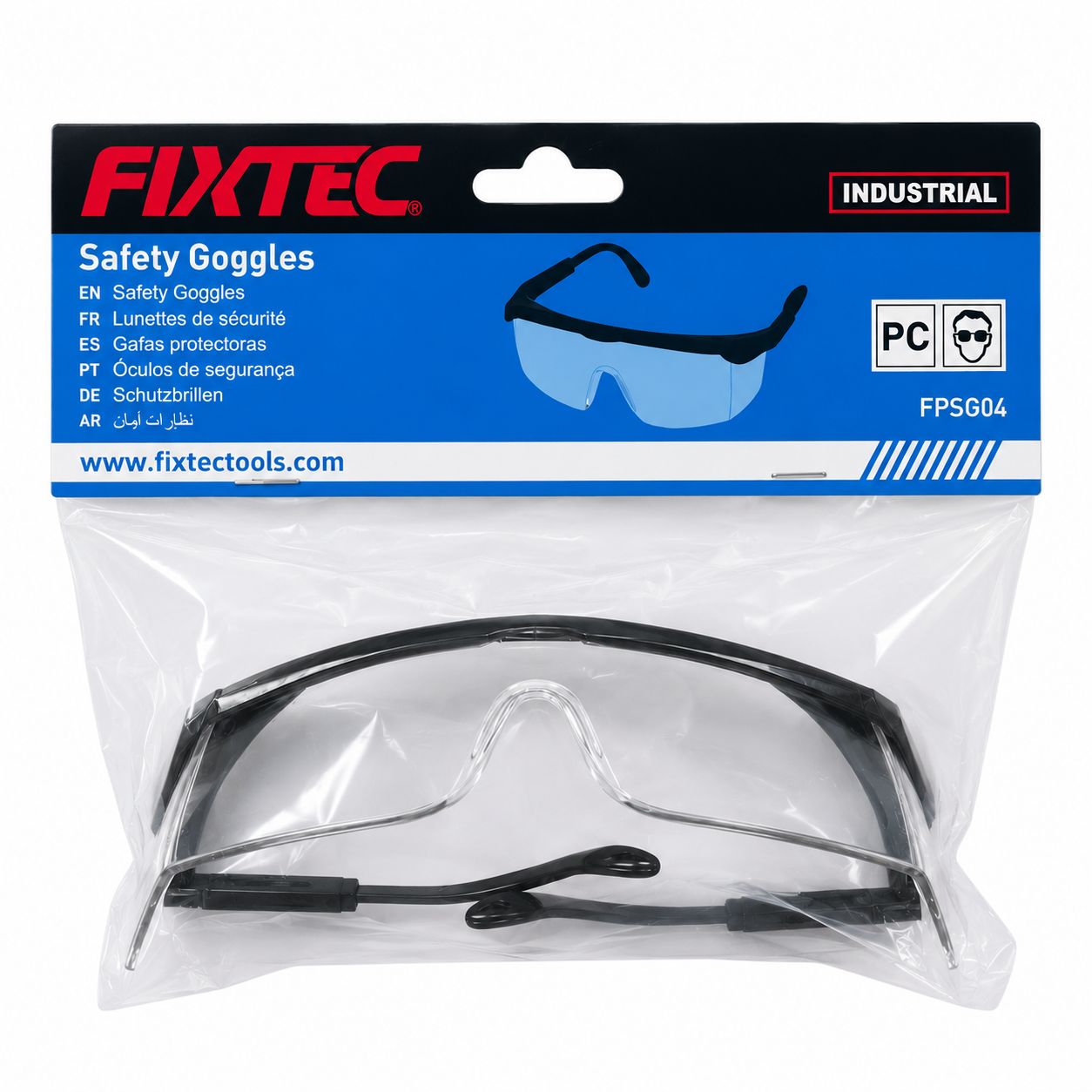 Fixtec Industrial Nylon Safety Goggles