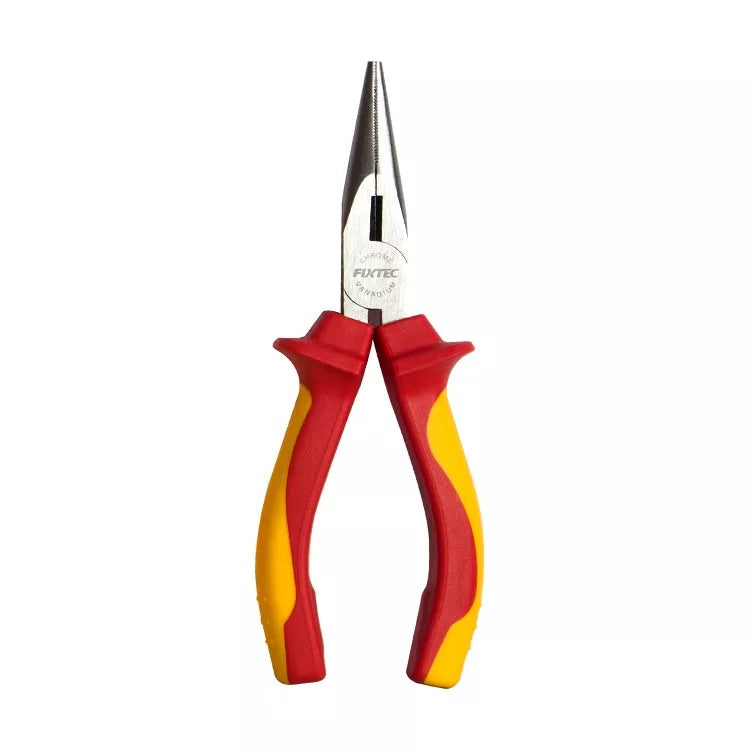 Fixtec 6" 160mm Industrial Insulated Long Nose Pliers
