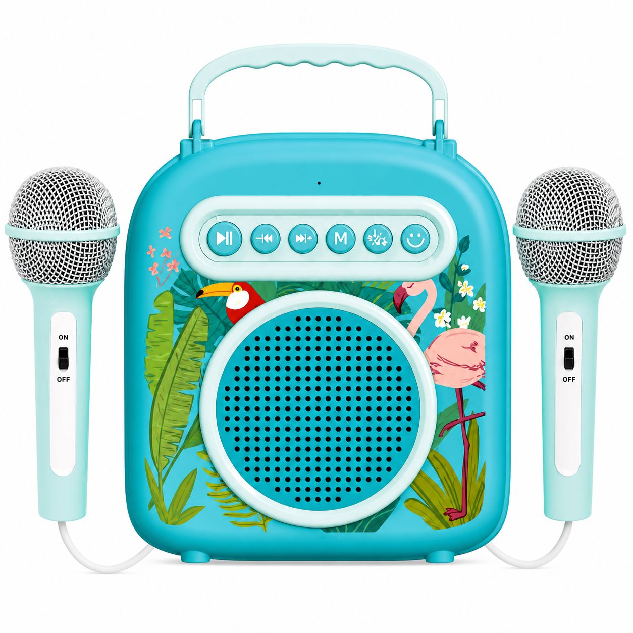 Baoli Bluetooth Karaoke Speaker With 2 Microphone