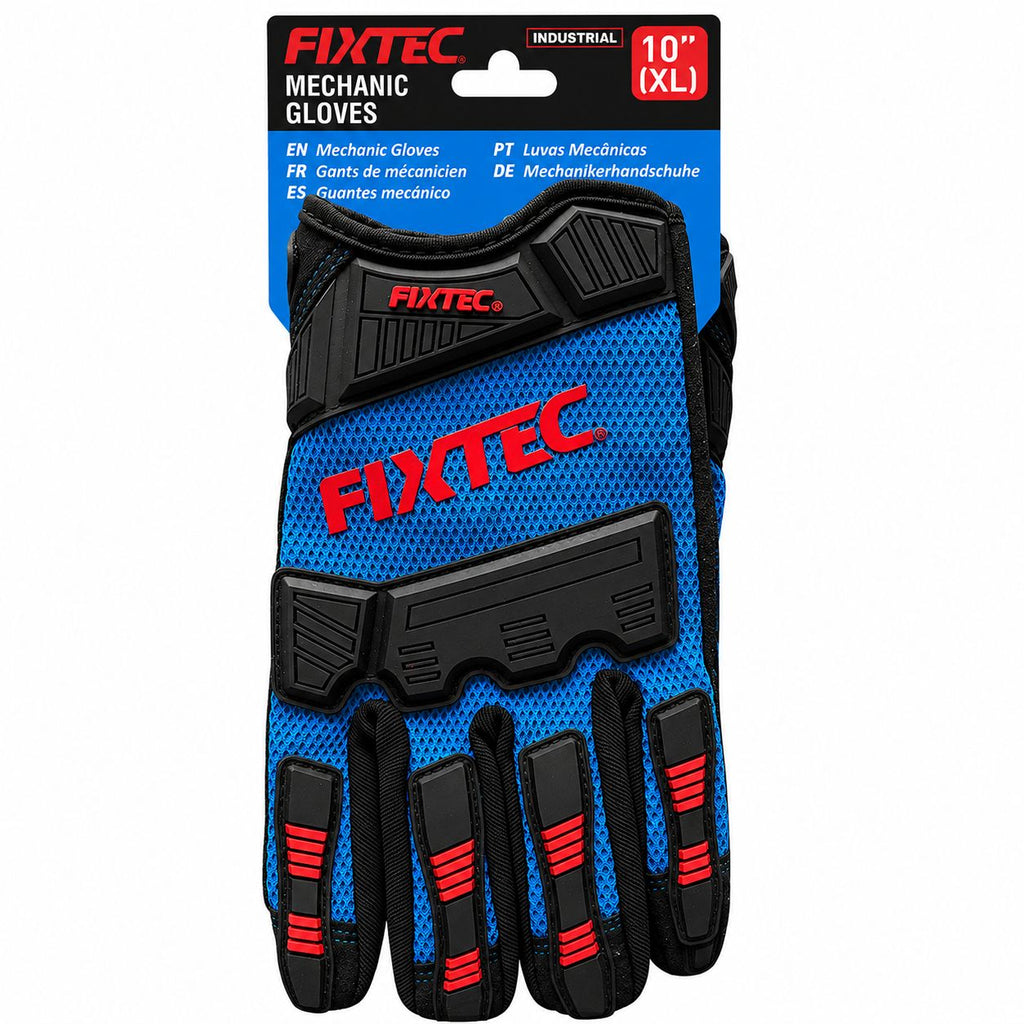 Fixtec Industrial Mechanic Gloves Reinforced Finger Tips