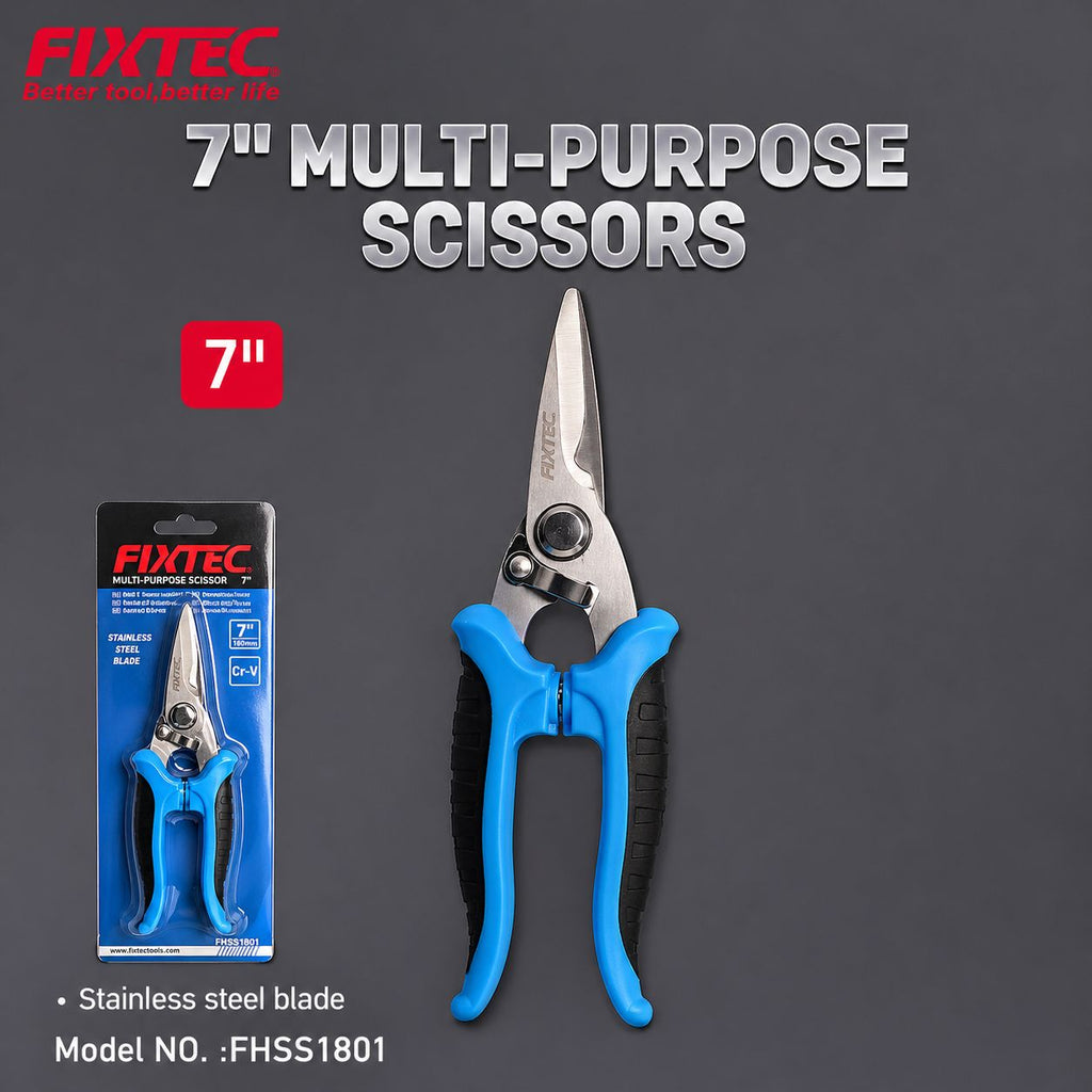 Fixtec 7" 180mm Multi-Purpose Scissor