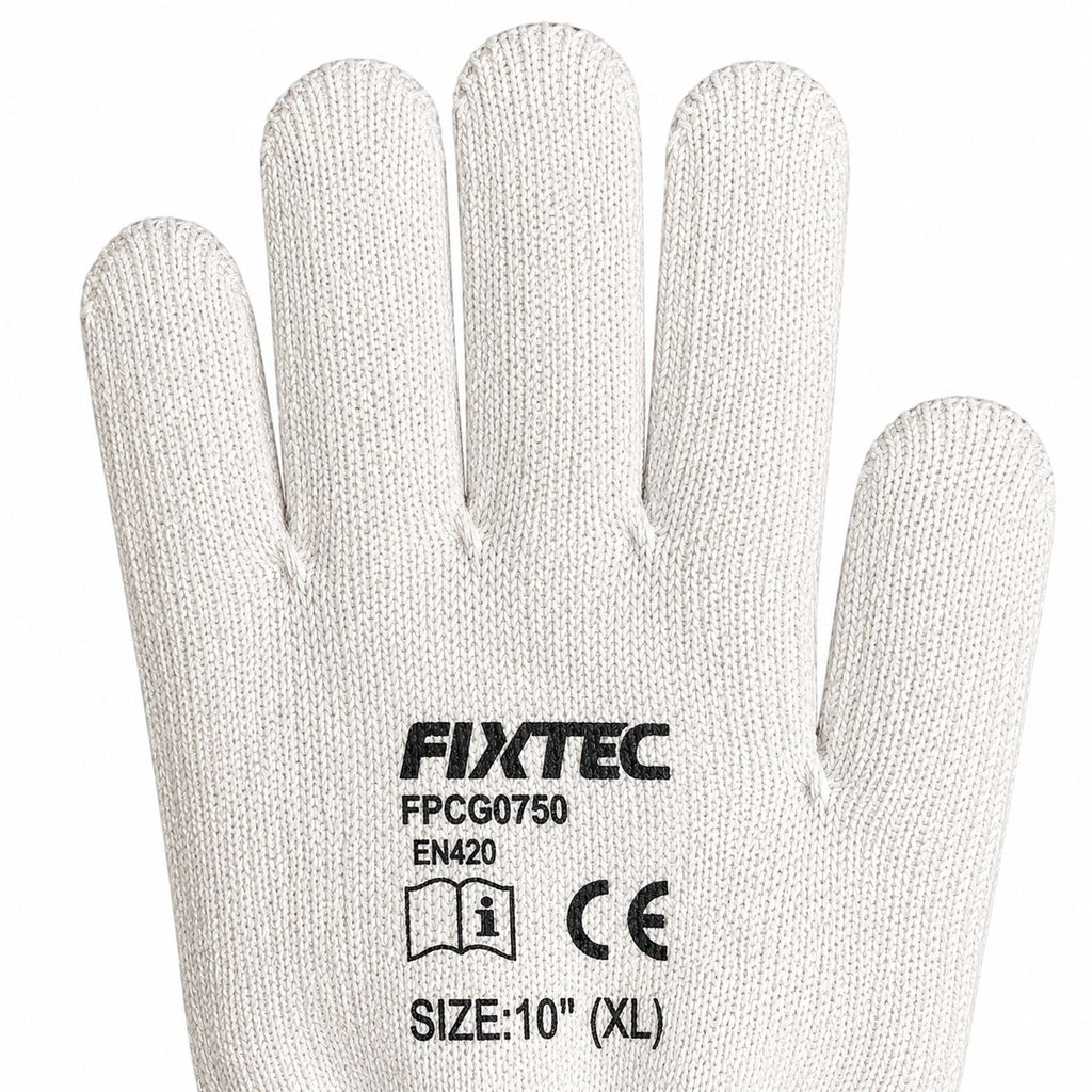 Fixtec Industrial Knitted And PVC Dotted Gloves