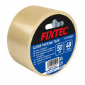 Fixtec 50m x 48mm Clear Packing Tape
