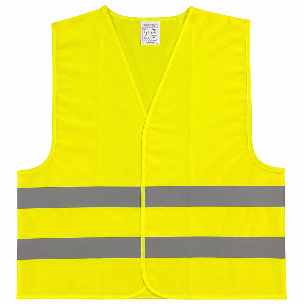 Fixtec XL Industrial Reflective Vest Yellow