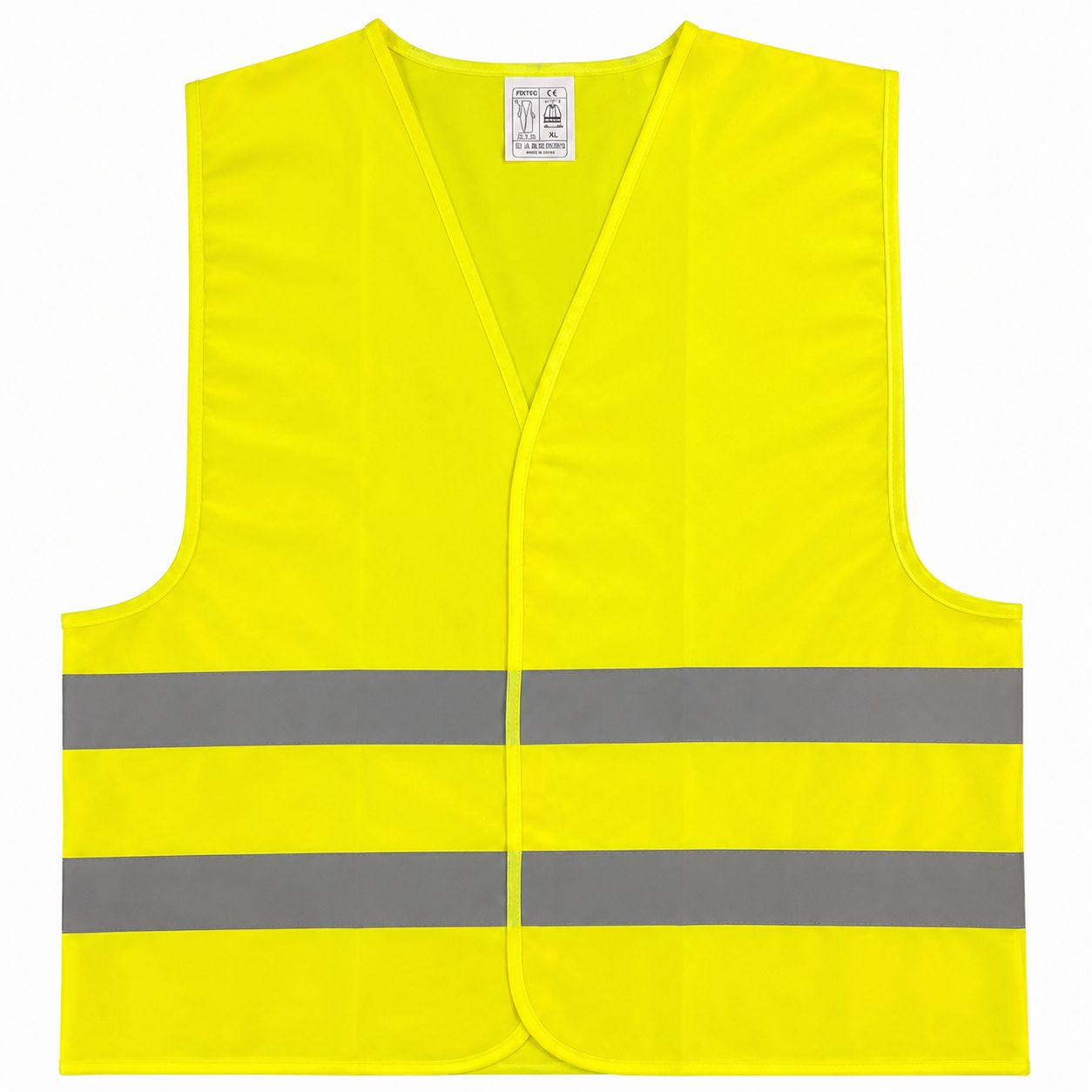 Fixtec XL Industrial Reflective Vest Yellow