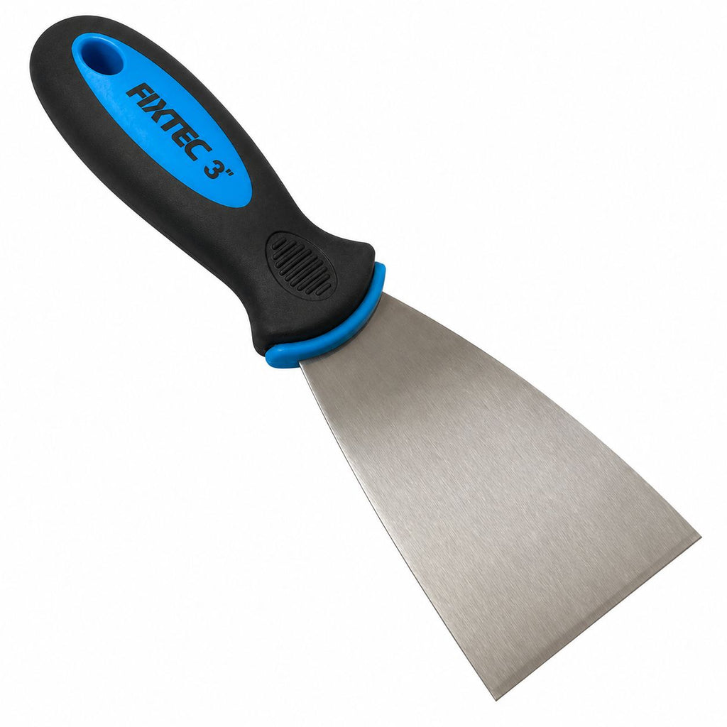 Fixtec 3" 76mm Industrial Putty Knife Stainless Steel