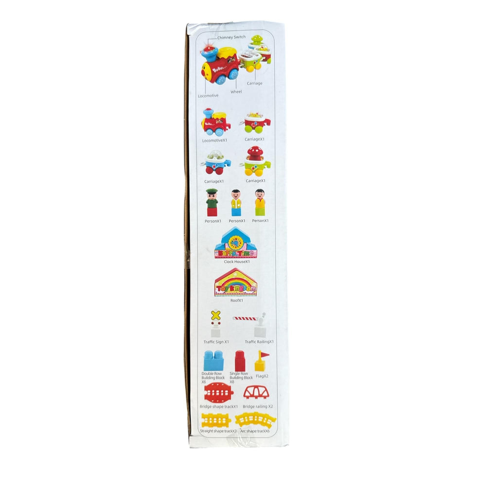 Children's growth chart with colorful illustrations on a white background