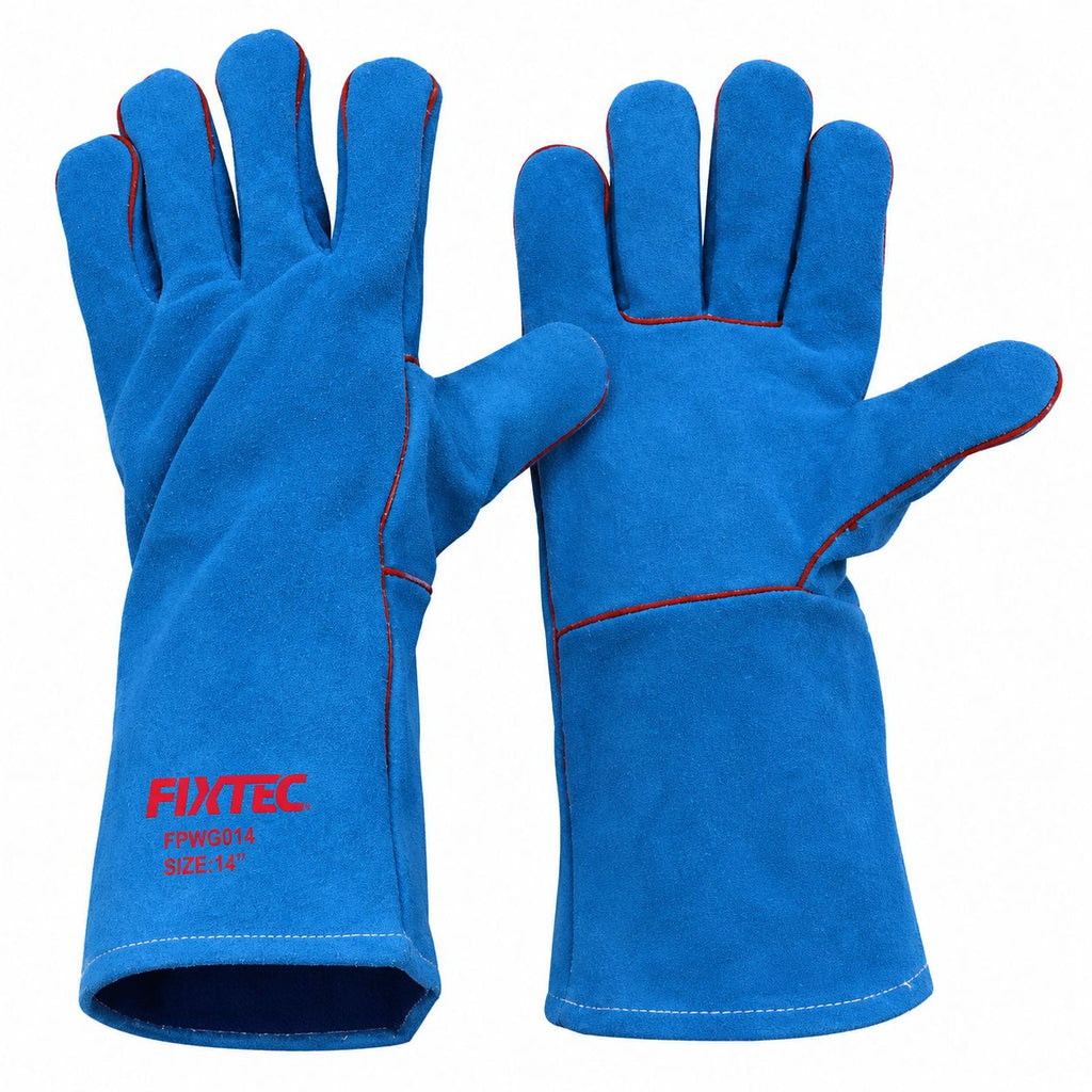 Fixtec Industrial 14" Welding Leather Gloves
