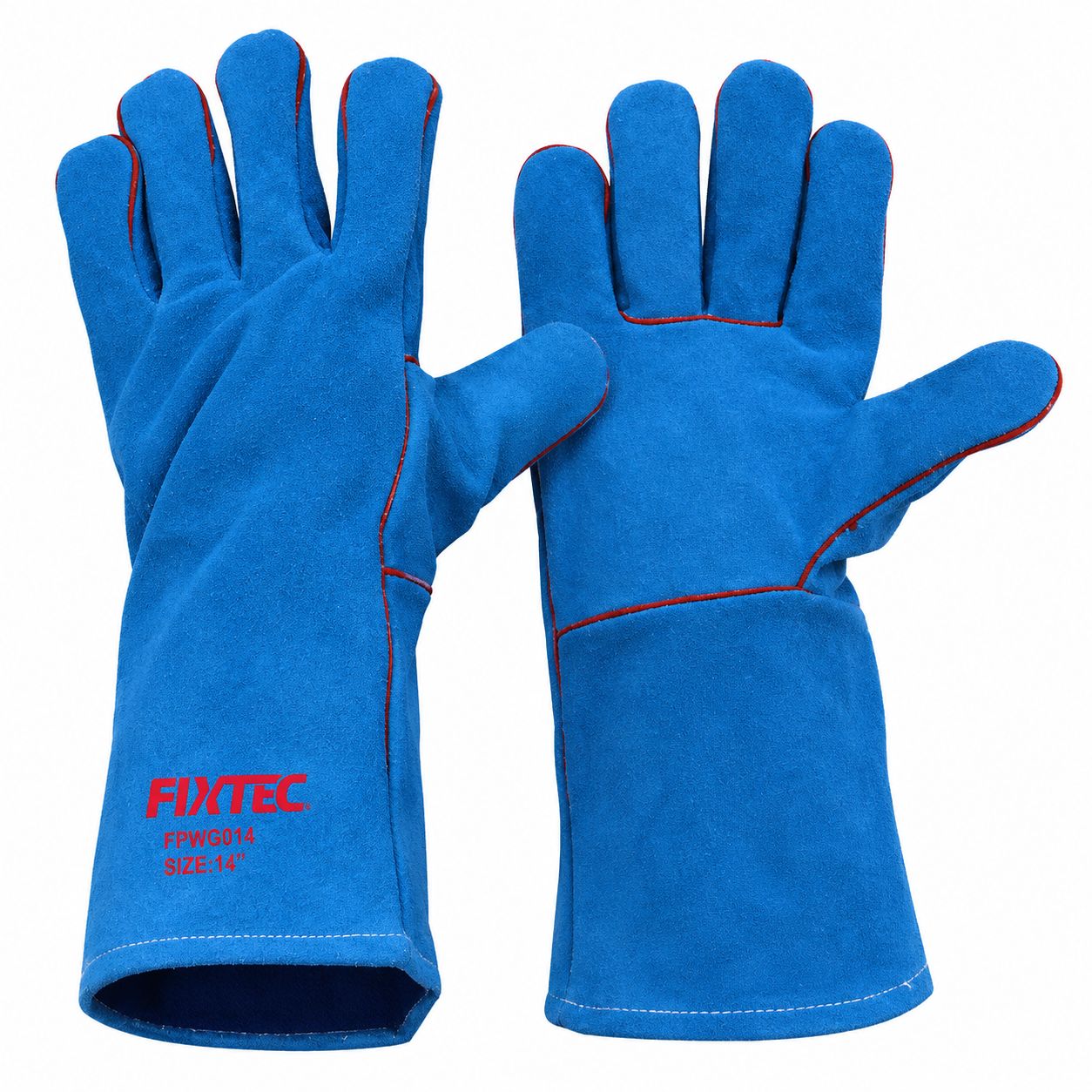 Fixtec Industrial 14" Welding Leather Gloves