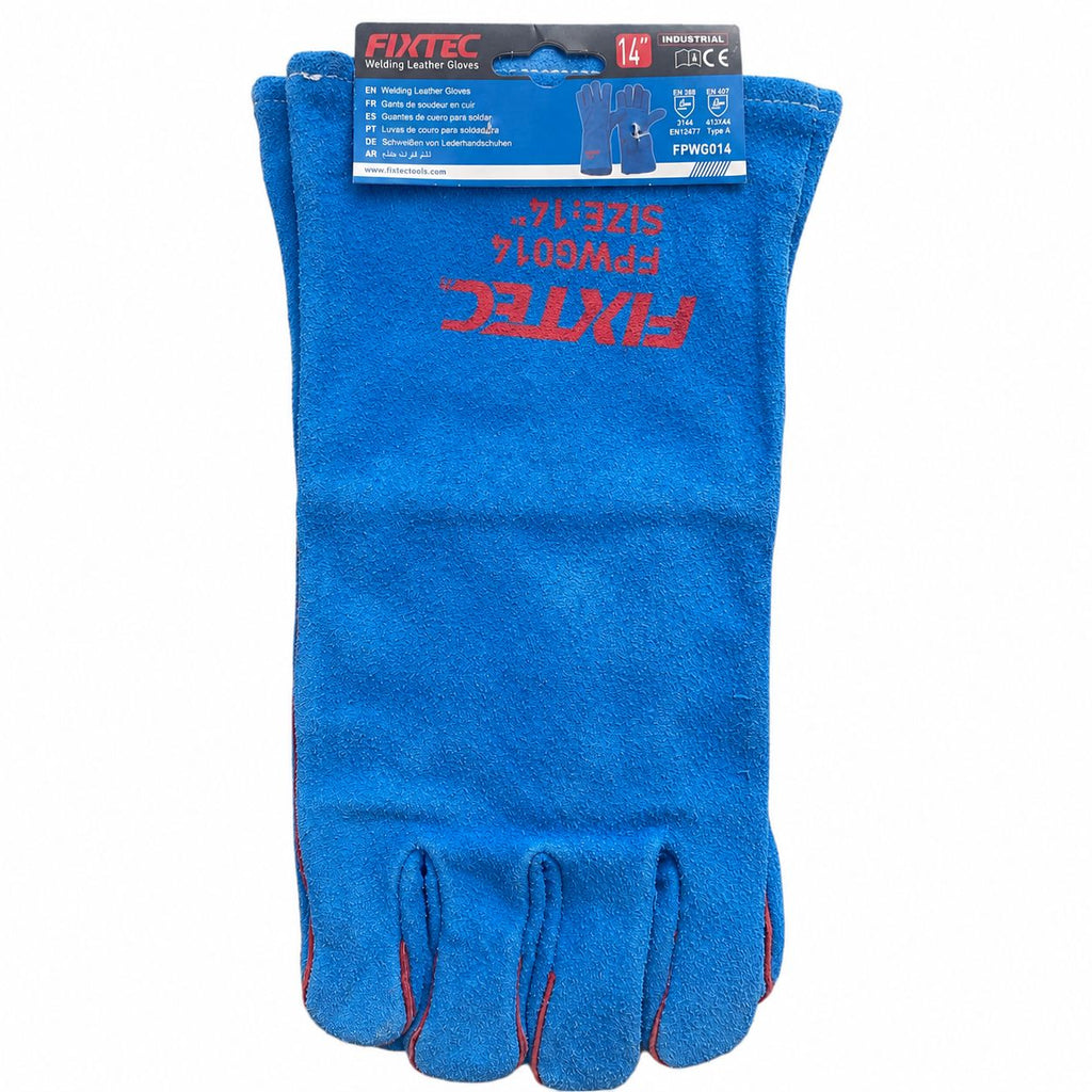 Fixtec Industrial 14" Welding Leather Gloves