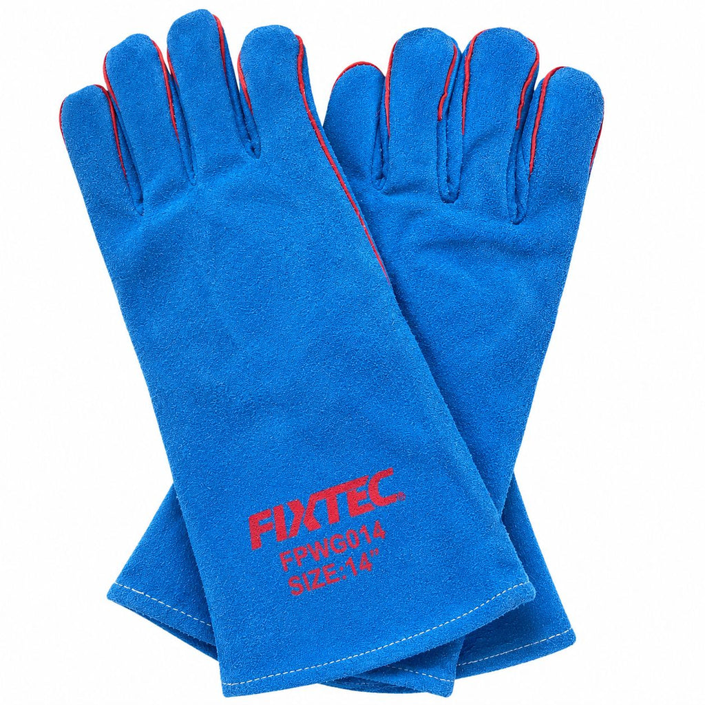 Fixtec Industrial 14" Welding Leather Gloves